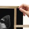Vlinder - Grijs - Mysterieus Light Box met batterij (Wandlamp) middel -USP_websiteprintNL