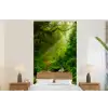 Jungle - Water - Bladeren - Zon - Natuur fotobehang vinyl groot -bed
