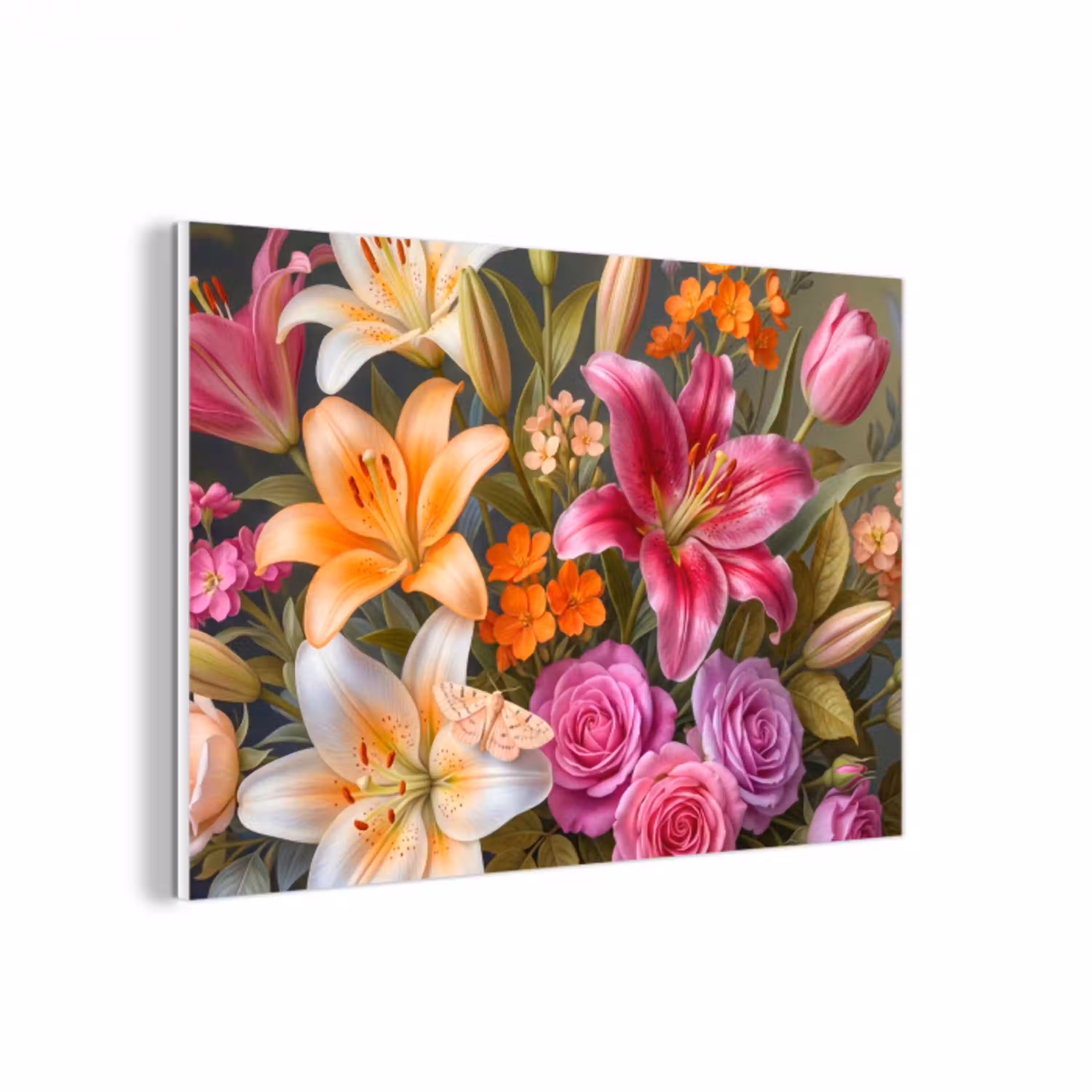 Bloemen - Boeket - Natuur - Kleurrijk - Modern forex 5mm xxl -3d