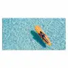 Surfboard - Water - Badpak - Oranje Muismat XXL klein -3d_leeg