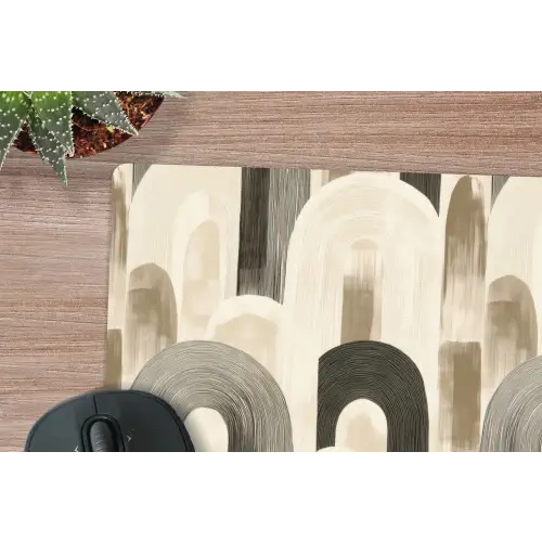 Abstract - Patroon - Bogen muismat rubber klein 262 -closeup