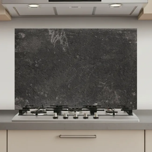 Beton - Muur - Zwart - Vintage - Industrieel keuken achterwand spatscherm klein -3d_website