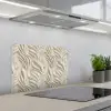 Textuur - Reliëf - Beige keuken achterwand spatscherm klein 900 -3d_schuin