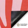 Zebraprint - Roze - Rood - Dierenprint Deurmat klein -antislip_DE
