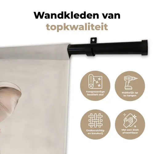 Olifant - Bohemian - Dieren - Boho Wandkleed katoen klein -sfeer2