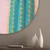 Cactussen - Modern - Pastel Akoestische PET Vilt - Rond klein -sfeer5_closeup