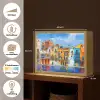 Architectuur - Kleurrijk - Kunst - Modern Light Box met batterij (Wandlamp) middel -USP_websiteoverzichtNL