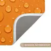 Water - Druppels - Oranje Badmat klein -USP_AntislipFR