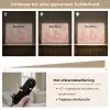 Eenhoorn - Wolken - Roze Light Box met batterij (Wandlamp kind) middel -USP_dimbaarNL