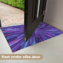 Dynamisch - Ruimte - Kleurrijk Deurmat klein -USP_NL