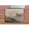 Berglandschap - Mist  - Penseelstreken laptophoes neopreen klein -tafel