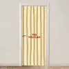 Strepen - Abstract - Yes you can - Rood deurposter klein -3d_beige