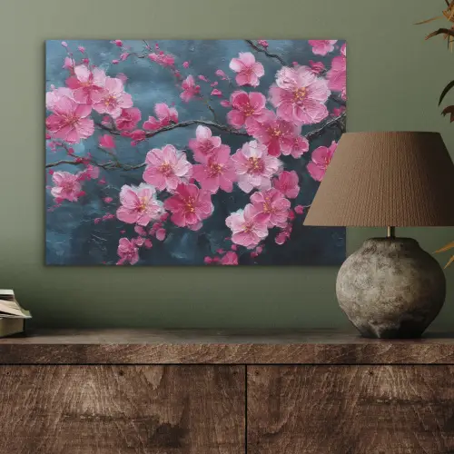 Bloem - Bloesems - Roze - Abstract PET vilt klein -sfeer2