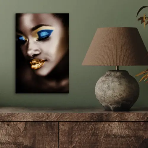 Black and Gold - Vrouw - Make up aluminium wit klein -sfeer2