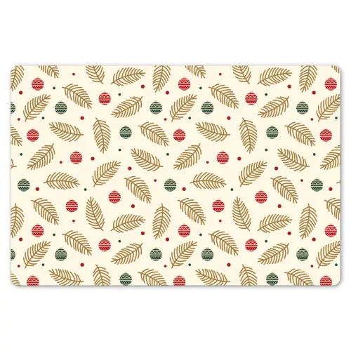 Patroon - Kerst - Symbolen - Beige Placemat vinyl groot 368 -zzsfeer1_Kitchenyeah-website