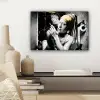 Marmerlook - Meisje met de parel - Sigaretten - Toilet - Goud - Kunst - Oude meesters canvas 2cm klein -sfeer6