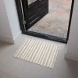 Minimalistisch - Strepen - Beige Deurmat klein 898 -sfeer5