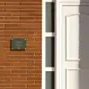 Donkergroen - Sierlijk Naambord Rechthoek middel -sfeer3-rechthoek-S