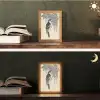 Specht - Bloemen - Paars Light Box met kabel (Tafellamp) klein -sfeer3