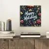 Feestelijk - Kerstgroet - Kleurrijk aluminium wit klein -sfeer1