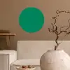 Groen - Bos - Kleuren Wandcirkel behangsticker klein 186 -sfeer1