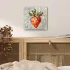 Aardbei - Rood - Mozaïek - Fruit plexiglas 5mm klein -sfeer4