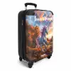 Galopperende Eenhoorn in Herfstwereld NBS - Handbagage koffer - Kinderen Unisex middel -productfoto_3d