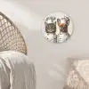 Kat - Hond - Kokskleding Wandcirkel kunststof plaat 5mm dik klein -sfeer5