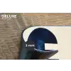 Vormen - Blauw - Abstract Placemat vinyl groot -closeup