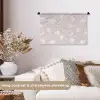 Bloemen - Getekend - Lavendel Wandkleed katoen klein 269 -sfeer1