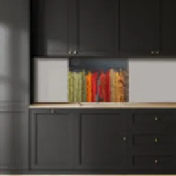 Specerijen - Kruiden - Banen - Regenboog keuken achterwand 2 middel -sfeer1