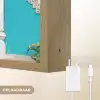 Zuilen - Sierlijke - Deur - Blauw Light Box met batterij (Wandlamp) middel -USP_websiteoplaadbaarNL