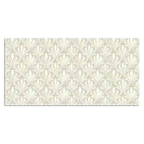 Barok - Patroon - Beige Muismat XXL klein 681 -3d_leeg