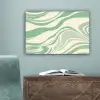 Organische lijnen - Mintgroen - Marmer canvas 2cm klein -sfeer4