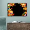 Fastfood - Graffiti - Hamburger - Eten - Modern canvas 2cm klein -sfeer4