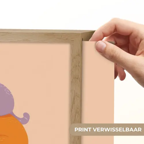 Luiaard - Vos - Kat - Slaperig Light Box met batterij (Wandlamp kind) middel -USP_websiteprintNL