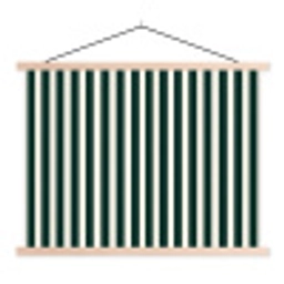 Strepen - Klassiek - Groen textielposter latten blank klein 122 -3d