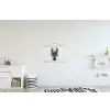 Kreeft - Glossier - Groen - Wit textielposter latten blank klein -kinderkamer