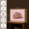 Taco - Kleurrijk - Edelstenen - Goud Light Box met batterij (Wandlamp) middel -USP_websiteoverzichtNL