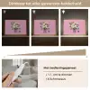 Bloemen - Quote - Kaartje - Kleurrijk Light Box met kabel (Tafellamp) klein -USP_dimbaarNL