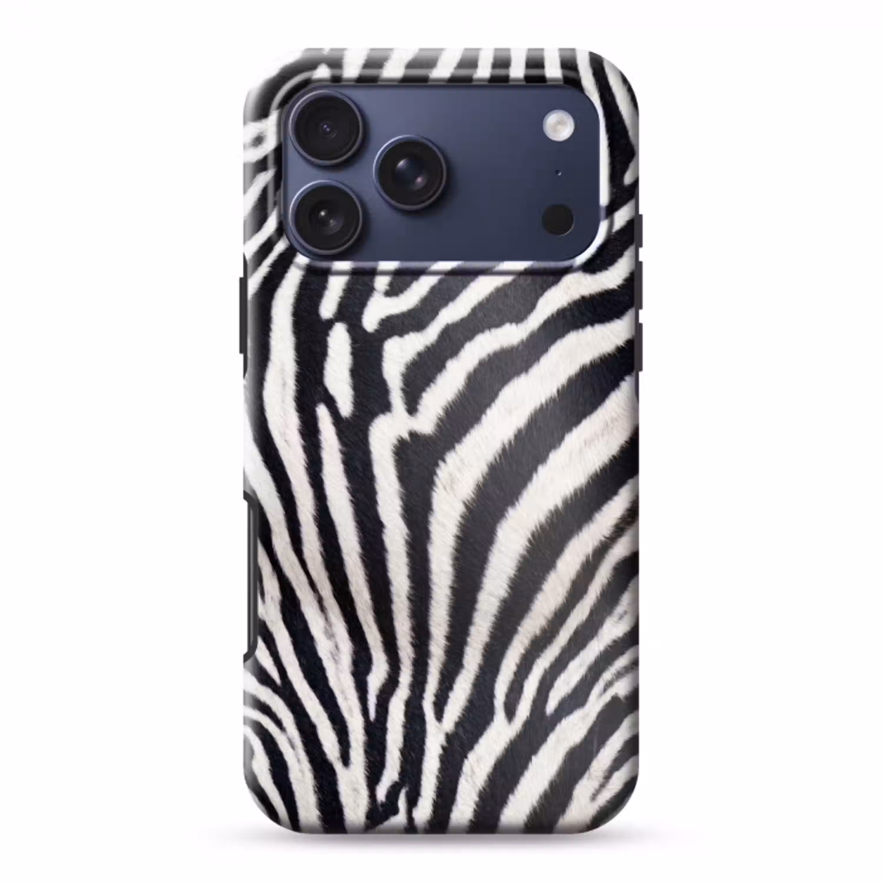 Zebra - Vacht - Klassiek - Zwart - Wit Toughcase MagSafe Apple iPhone 17 Pro Max klein -3d