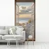 Doorkijk - Strand - Duinen - Zee - Natuur fotobehang vinyl groot -woonkamer