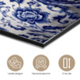 Koe - Delfts - Blauw - Artistiek aluminium wit klein -closeup_NL
