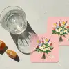 Bloemen - Lint - Kaartje onderzetter kurk middel -sfeer4
