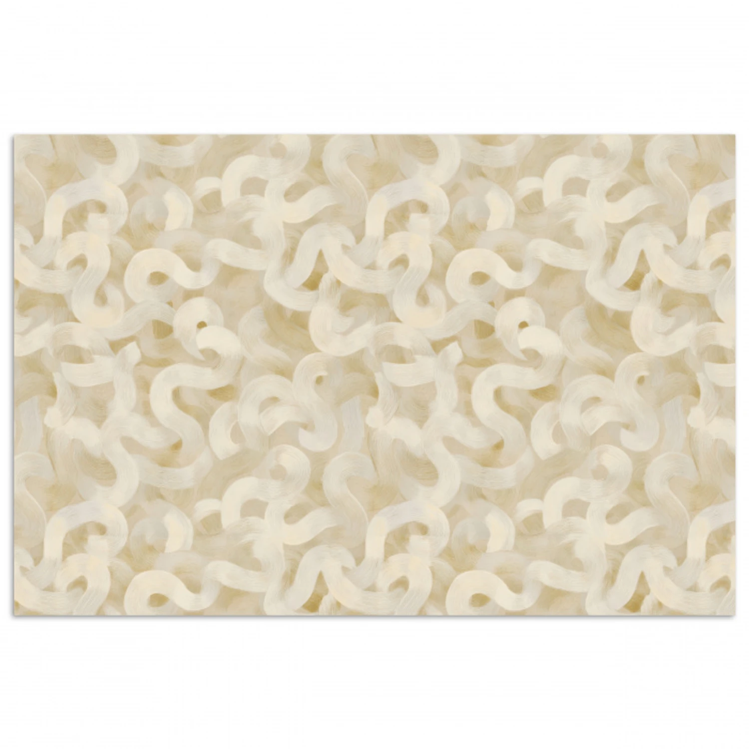 Abstract - Lijnen - Beige poster papier klein 62 -3d