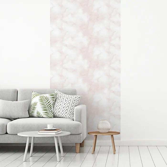 Wolkenstructuur - Roze - Marmer fotobehang vinyl groot 64 -woonkamer