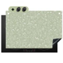 Bloemen - Patroon - Groen Inductie beschemer met haakjes klein 777 -3d