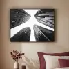Gebouwen - Lucht - Zwart Textielframe zwart klein -sfeer1