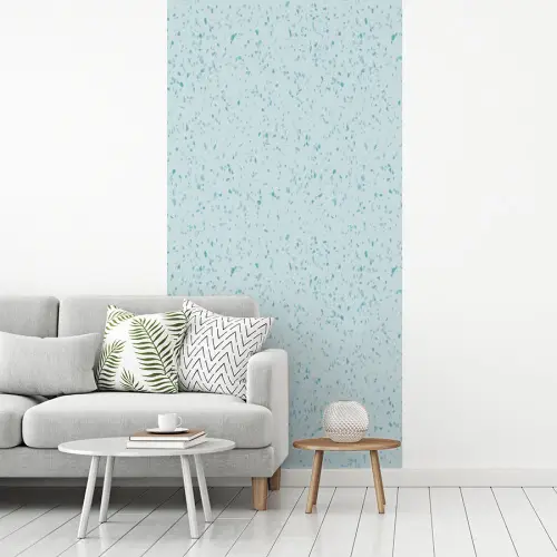 Terrazzo - Patroon - Kleurrijk - Baby Blauw fotobehang vinyl groot 64 -woonkamer