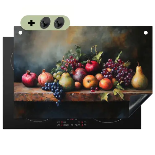 Rustiek - Stilleven - Fruit Inductie beschemer met haakjes klein -3d